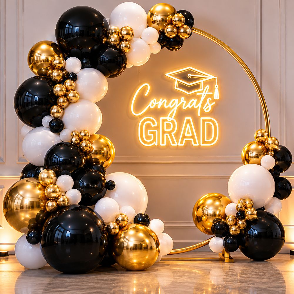 Graduation Balloon Arch — ISC Events & Rentals